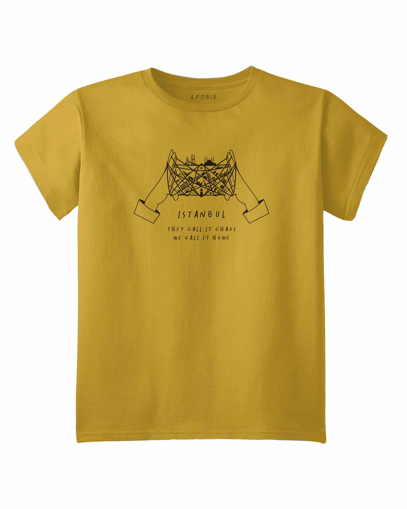 they call it chaos, we call it home, Istanbul tshirt for kids, Aponia store 